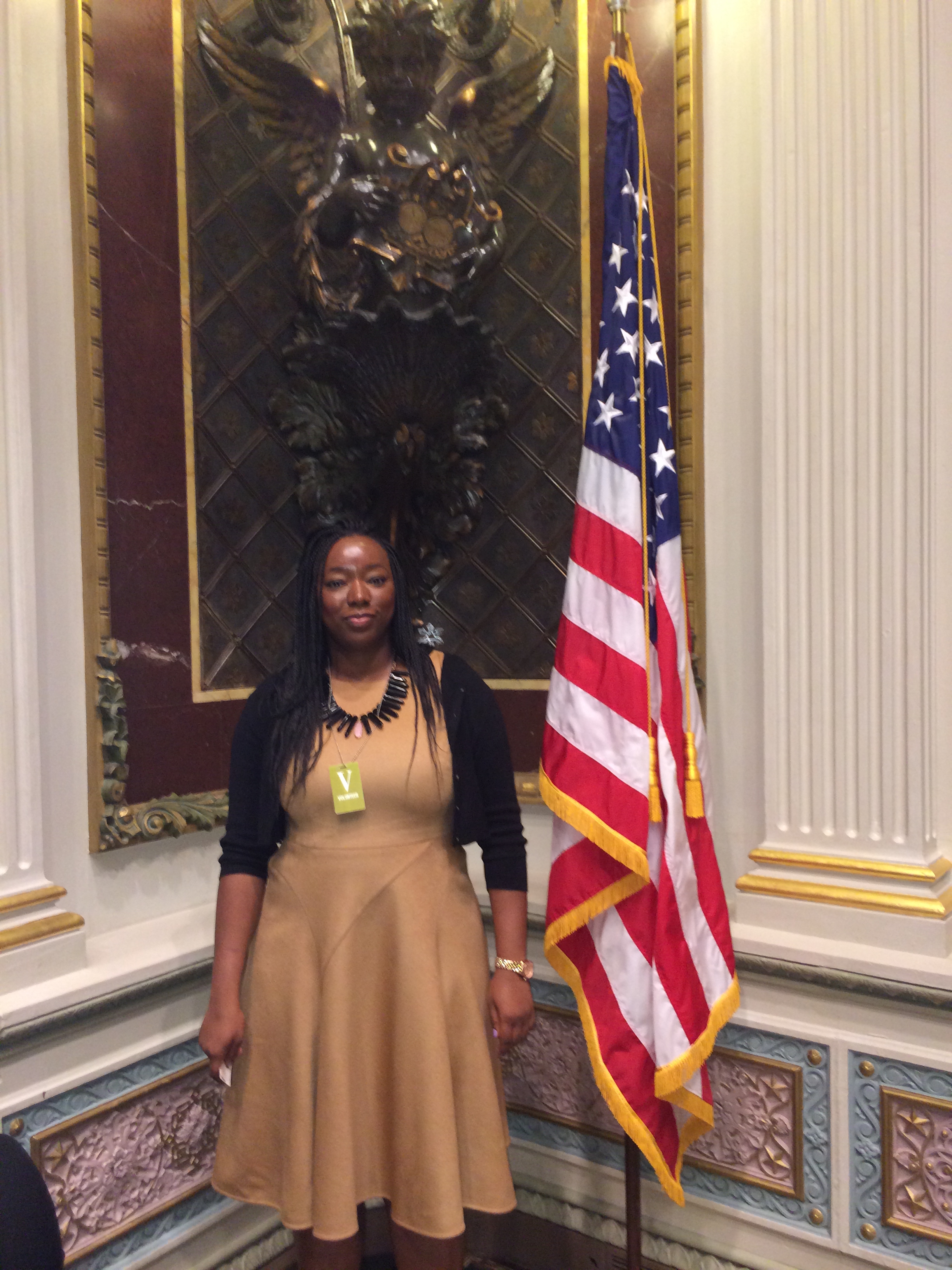 Omoju at the White House after presenting #ThisIsGrit. 2013